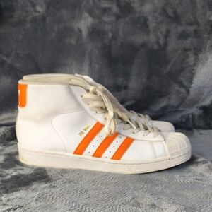 adidas White and Orange Sneakers